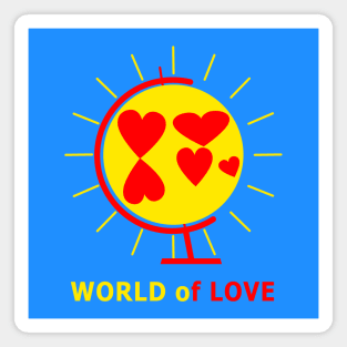 World of Love Magnet